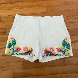 Crown & Ivy Embroidered Shorts